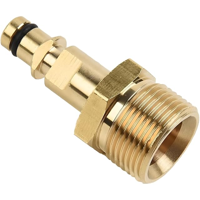 Adaptateur raccord rapide en laiton M22 Gammaeon pour nettoyeurs haute pression, photographie produit