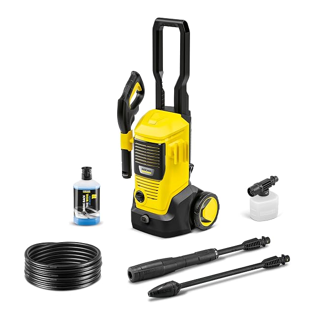 Nettoyeur haute pression Kärcher K 5 FJ avec lance Vario Power et rotabuse, photographie produit